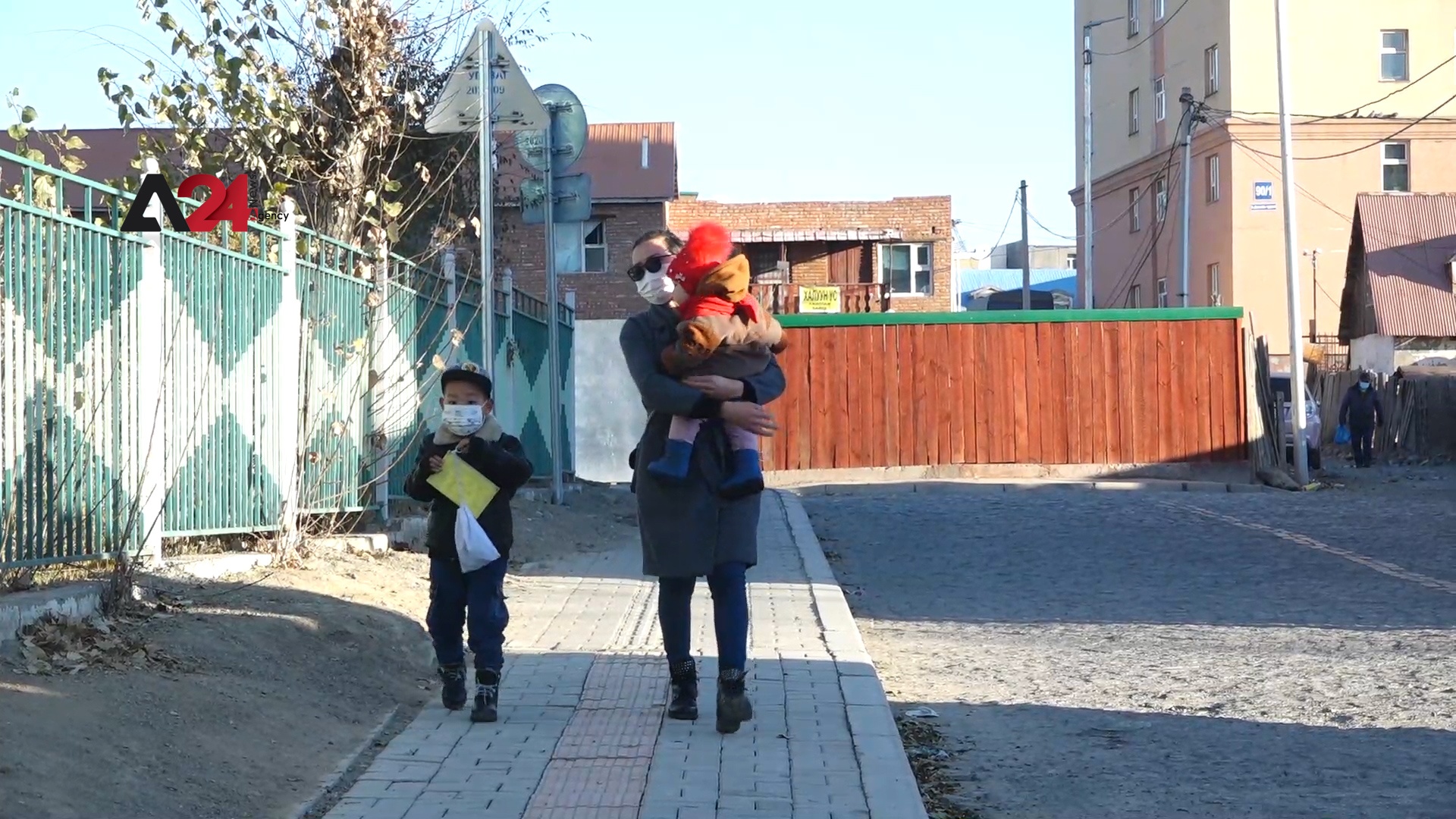 Mongolia - Covid prevents children from attending kindergarten