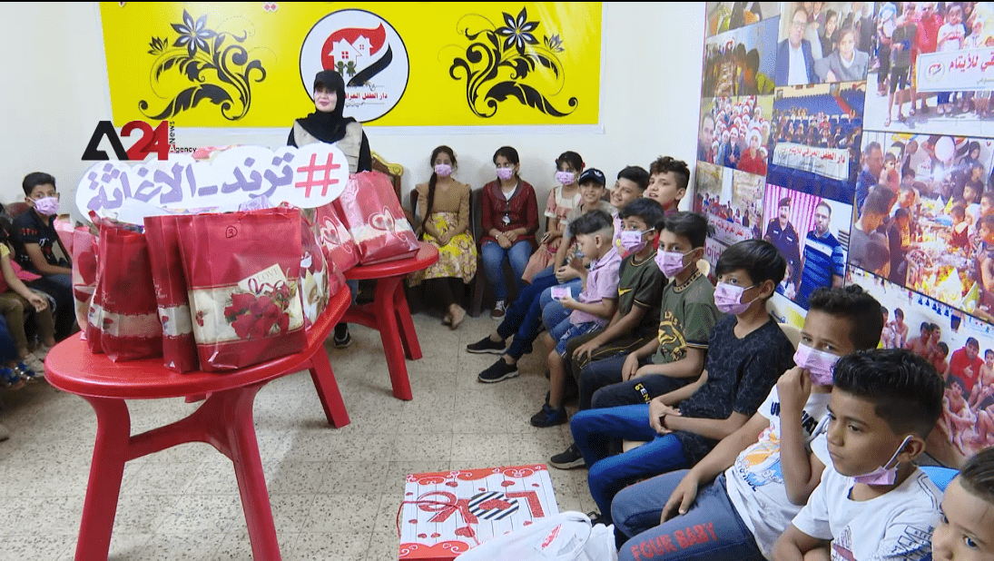 العراق- حملة مساعدات إنسانية لدور الأيتام في بغداد