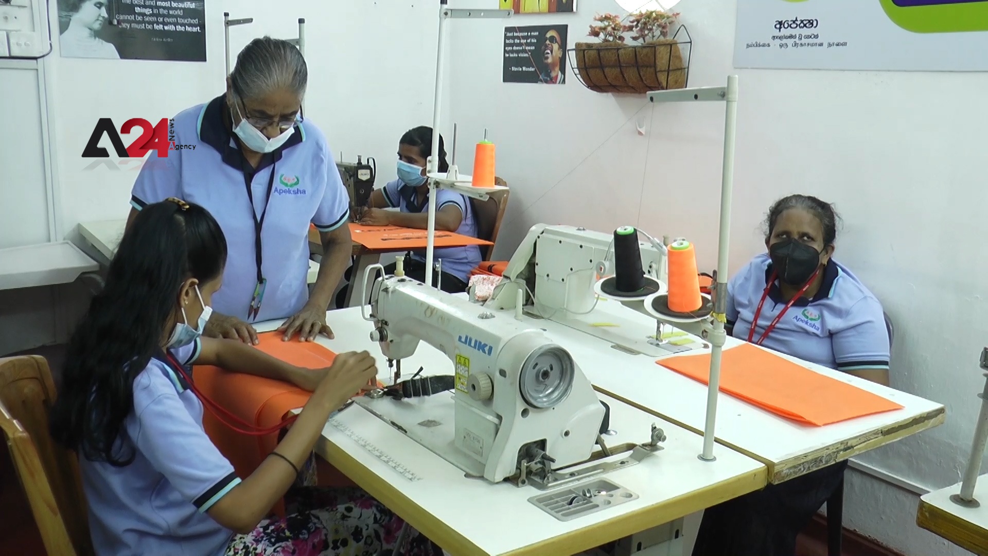 سريلانكا - كفيفات ينسجن خيوط الأمل بالعمل في مصنع خياطة