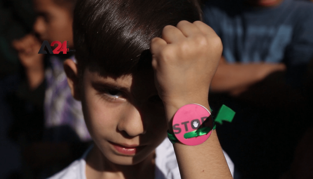 سوريا- مجموعة شباب تطلق حملة لمناهضة العنف ضد الأطفال