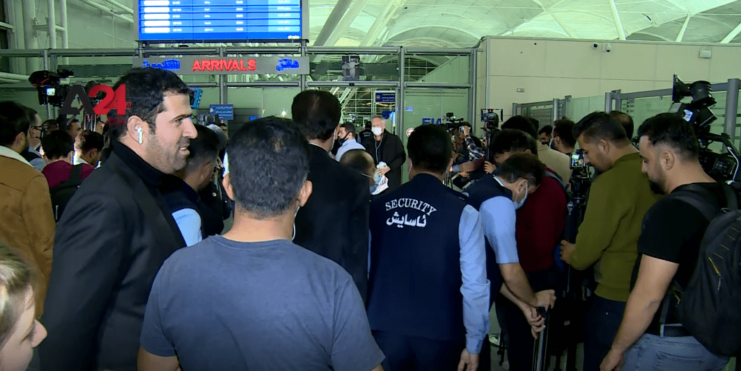 Iraq- The First Batch of Iraqi Migrants Stuck in Poland-Belarus Border Arrive Home