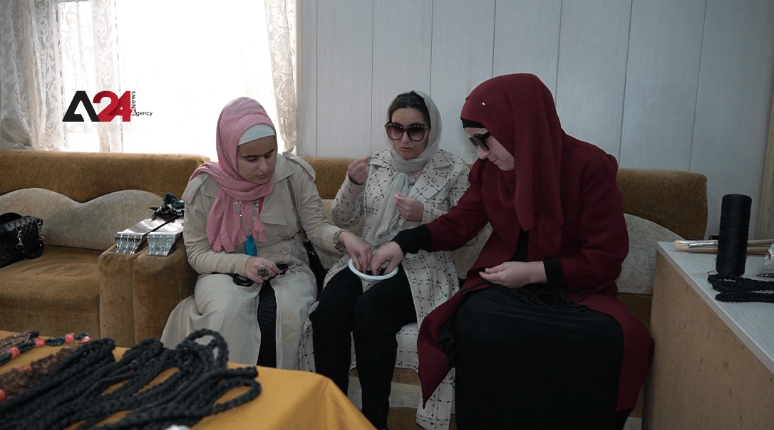 Iraq- Women with Visual Impairment Defy Life Difficulties by Producing Handmade Jewelry
