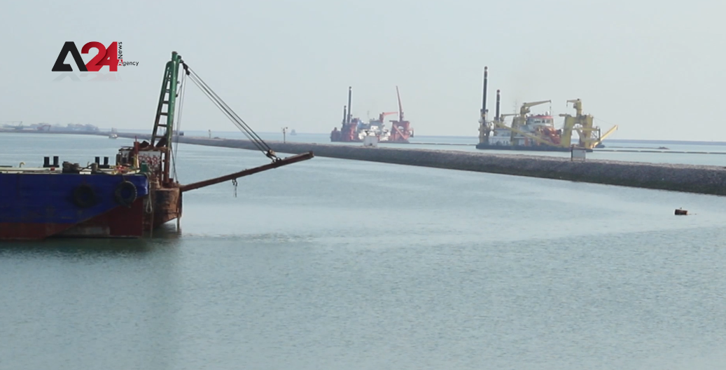 العراق – تقدم نسب انجاز مشروع ميناء الفاو الكبير بالبصرة