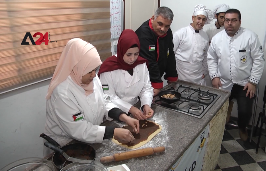 فلسطين- افتتاح أول مركز لتعليم شباب وفتيات غزة فنون الطهي