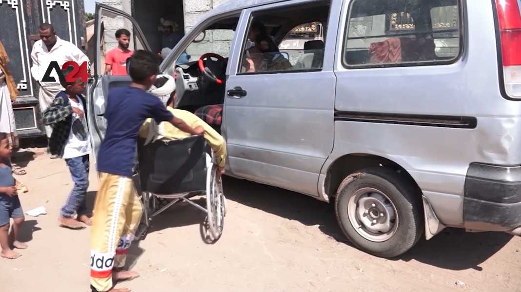 Yemen- A Yemeni Man Suffering from Paraplegia Makes a living by Driving a Minibus
