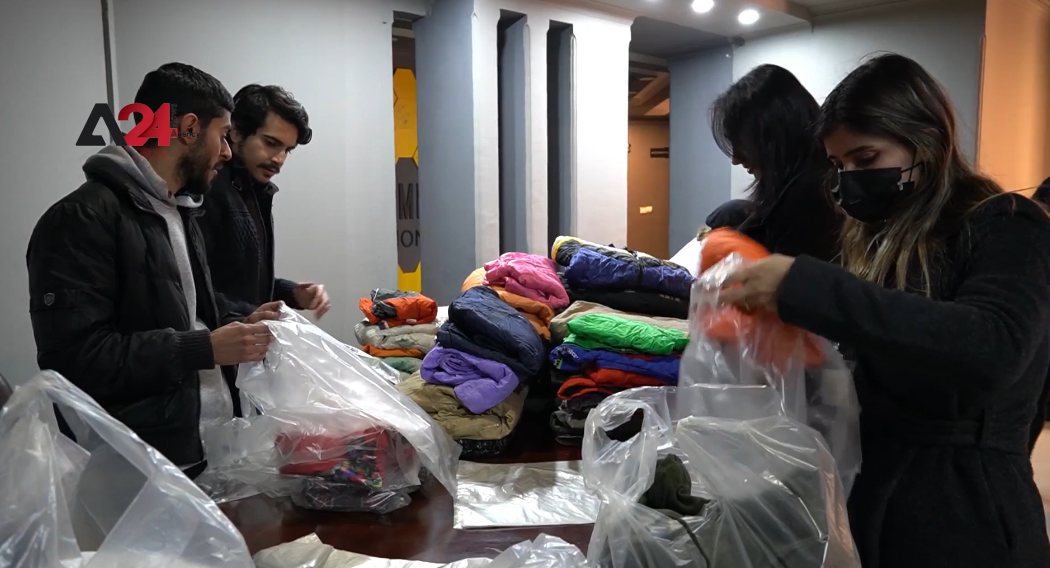 العراق – طلبة الجامعات بالسليمانية يطلقون مبادرة لتوزيع الملابس على المحتاجين
