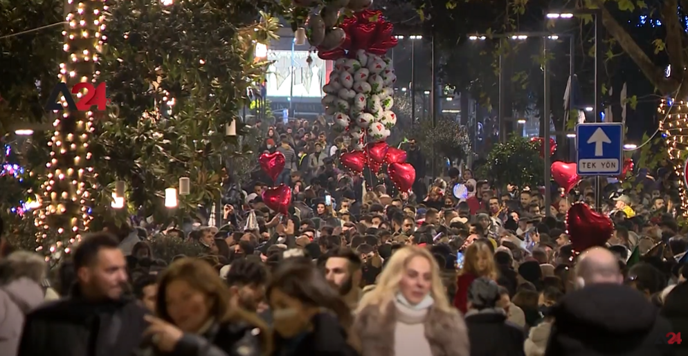 تركيا – أجواء الاحتفال باستقبال رأس السنة في اسطنبول