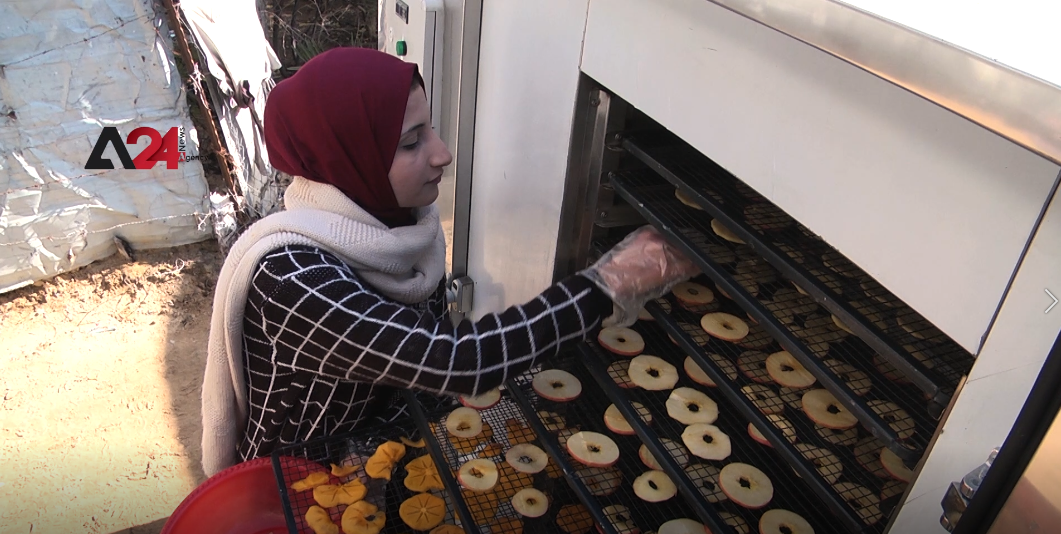 فلسطين- مهندسة في غزة تبتكر جهازا بالطاقة الشمسية لتجفيف الفواكه