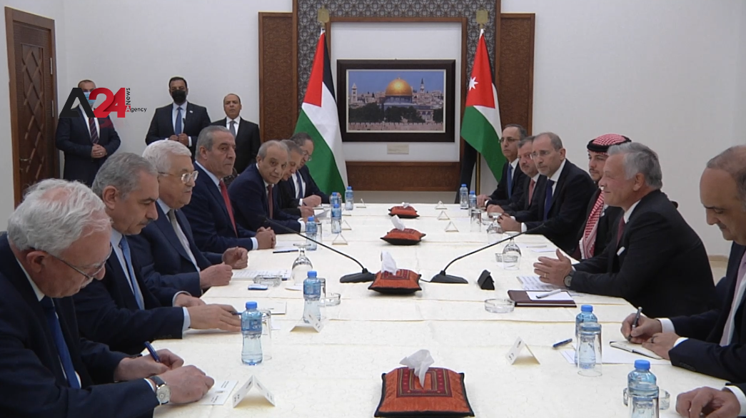 Palestine – Jordan's King holds talks with Palestinian President in Ramallah