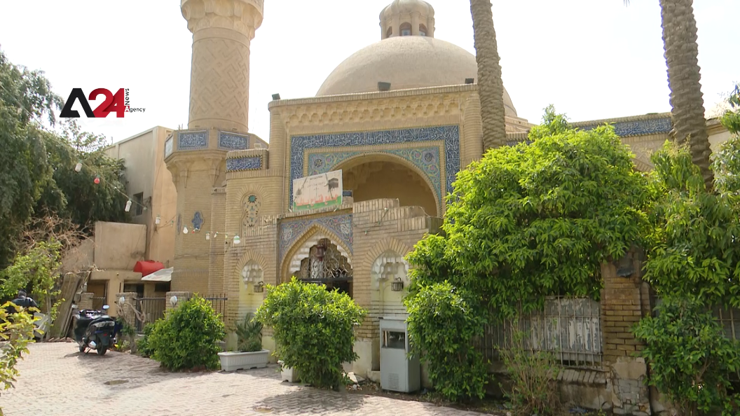 Iraq – Fattah Pasha Mosque, a historical landmark in old Baghdad