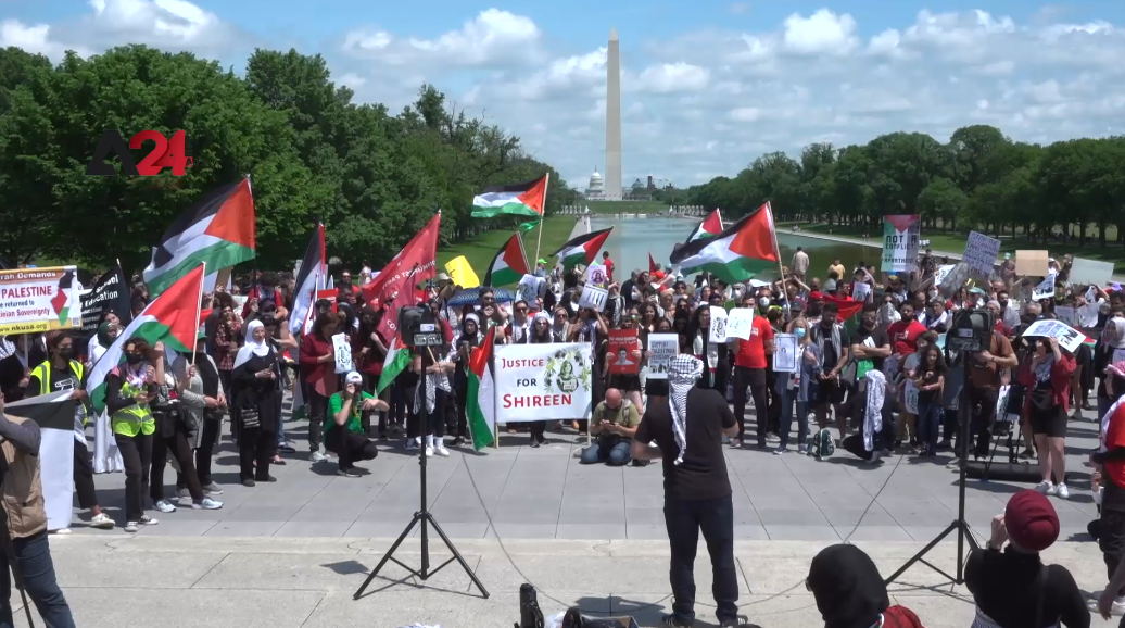 USA – Protest in Washington D.C. in commemoration of The Palestinian Nakba