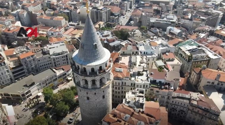 Turkey - Galata Tower, the compass for tourists to Istanbul
